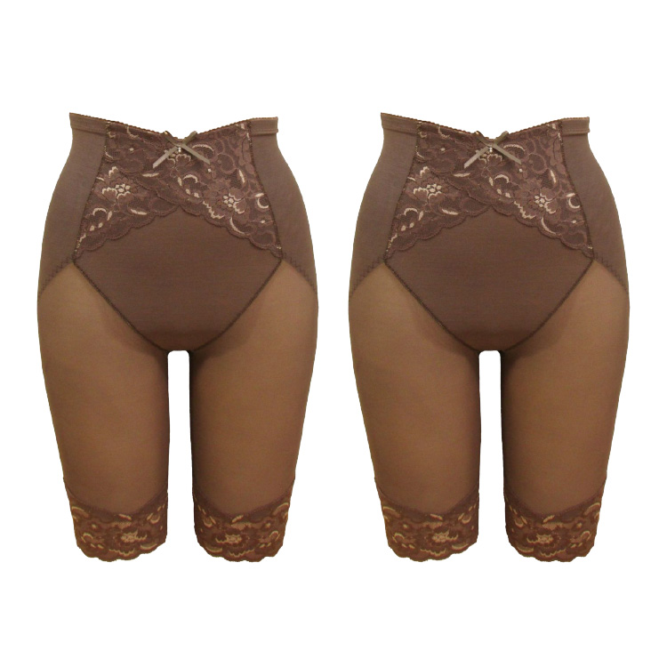 ココアブラウンのロングガードル