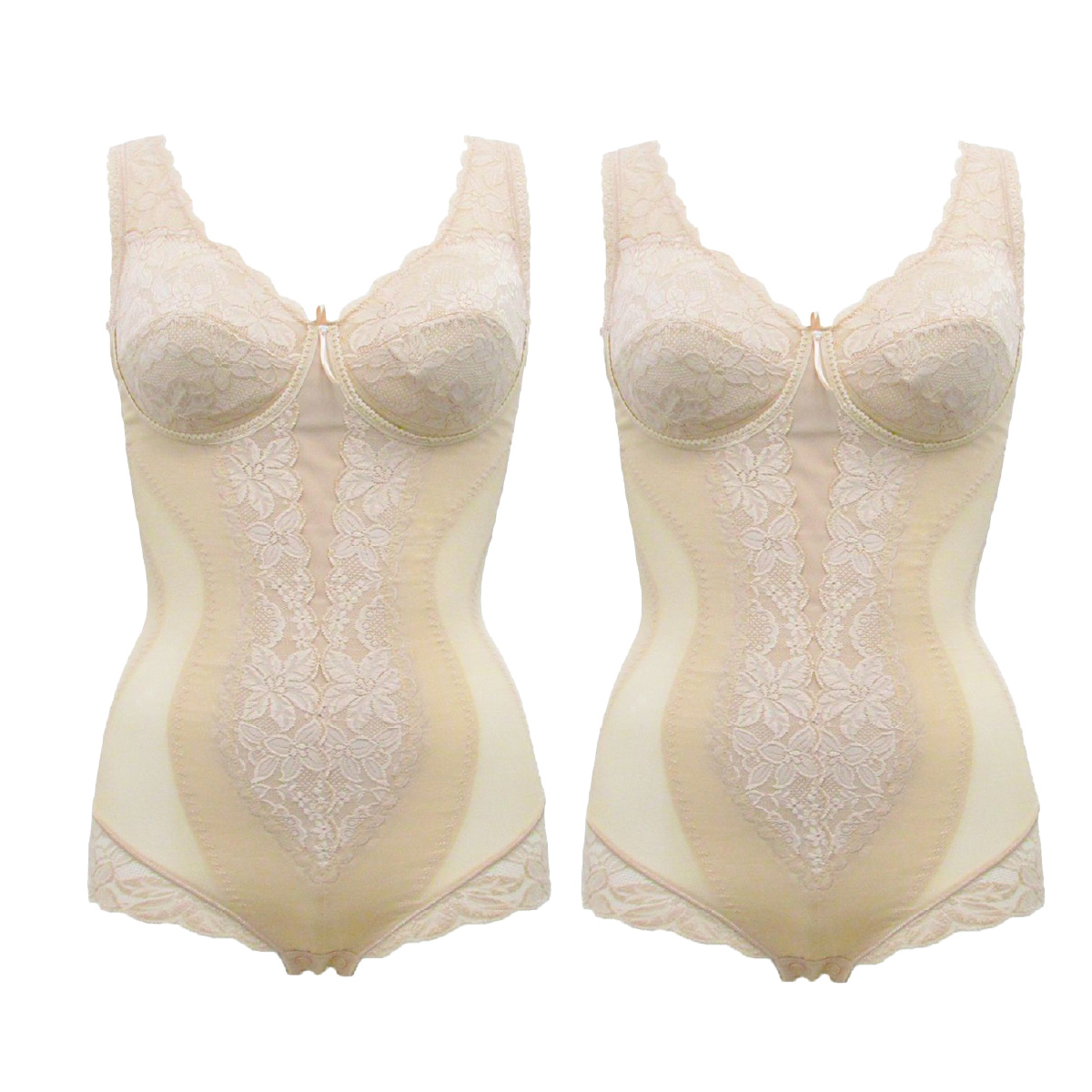 ２枚の組み合わせパターン１　ベージュ×ベージュ