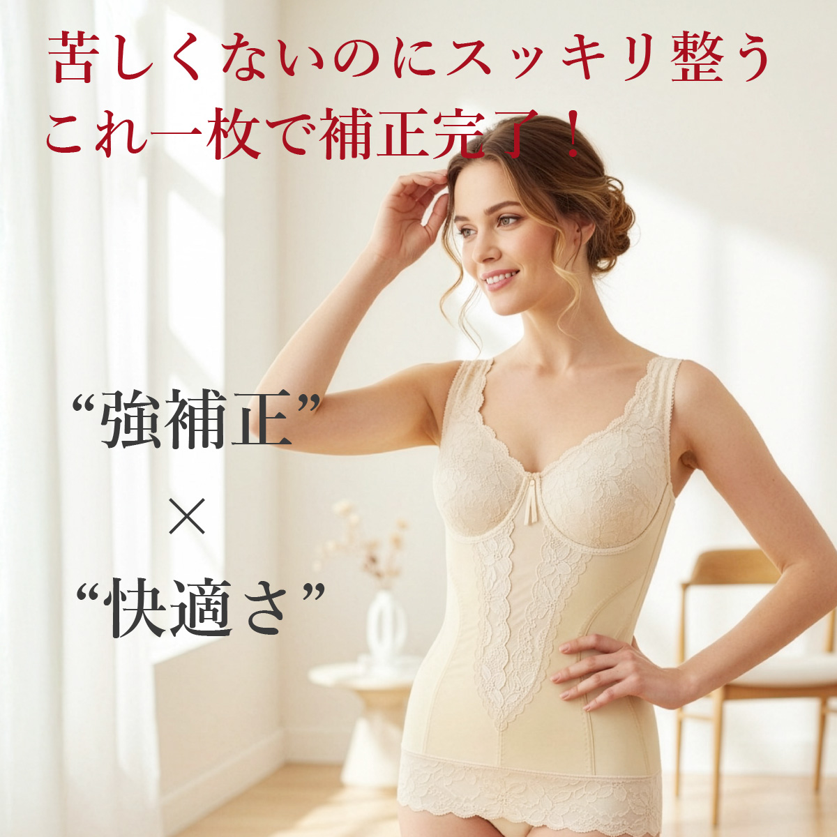 YTP04_2 シルキーボディシェイプ多機能ボディシェイパー2枚セット