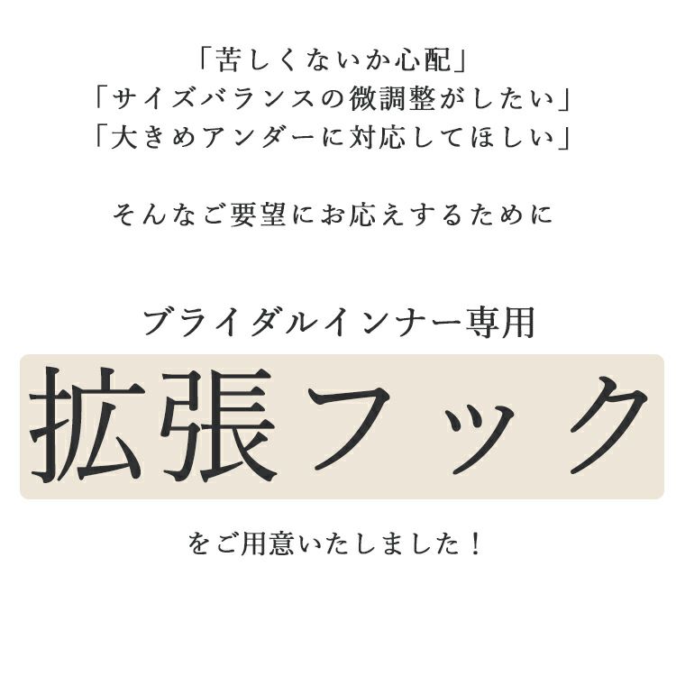 ブライダルインナー拡張フック（TZ07ウエストニッパー専用）[M便 1/7