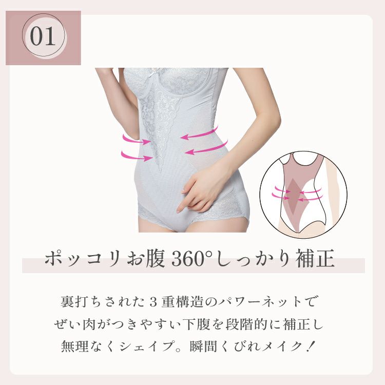 ポッコリお腹もすっきり　TPN17　タムラのボディスーツ