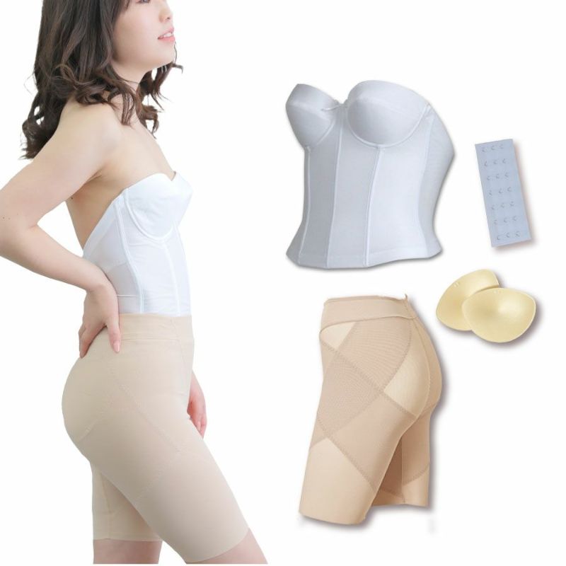 THE TREAT DRESSING 補正下着　ブラ×ガードルセット 通販 TREAT THE DRESSING 下着 補正 L ブライダルインナー