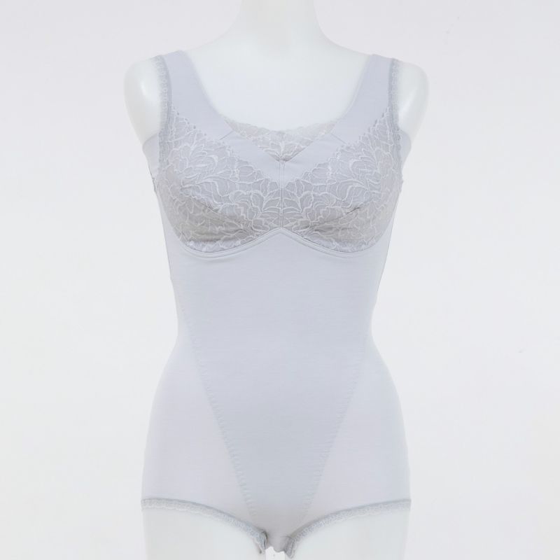 YTN30　ボディスーツ　ライトグレー