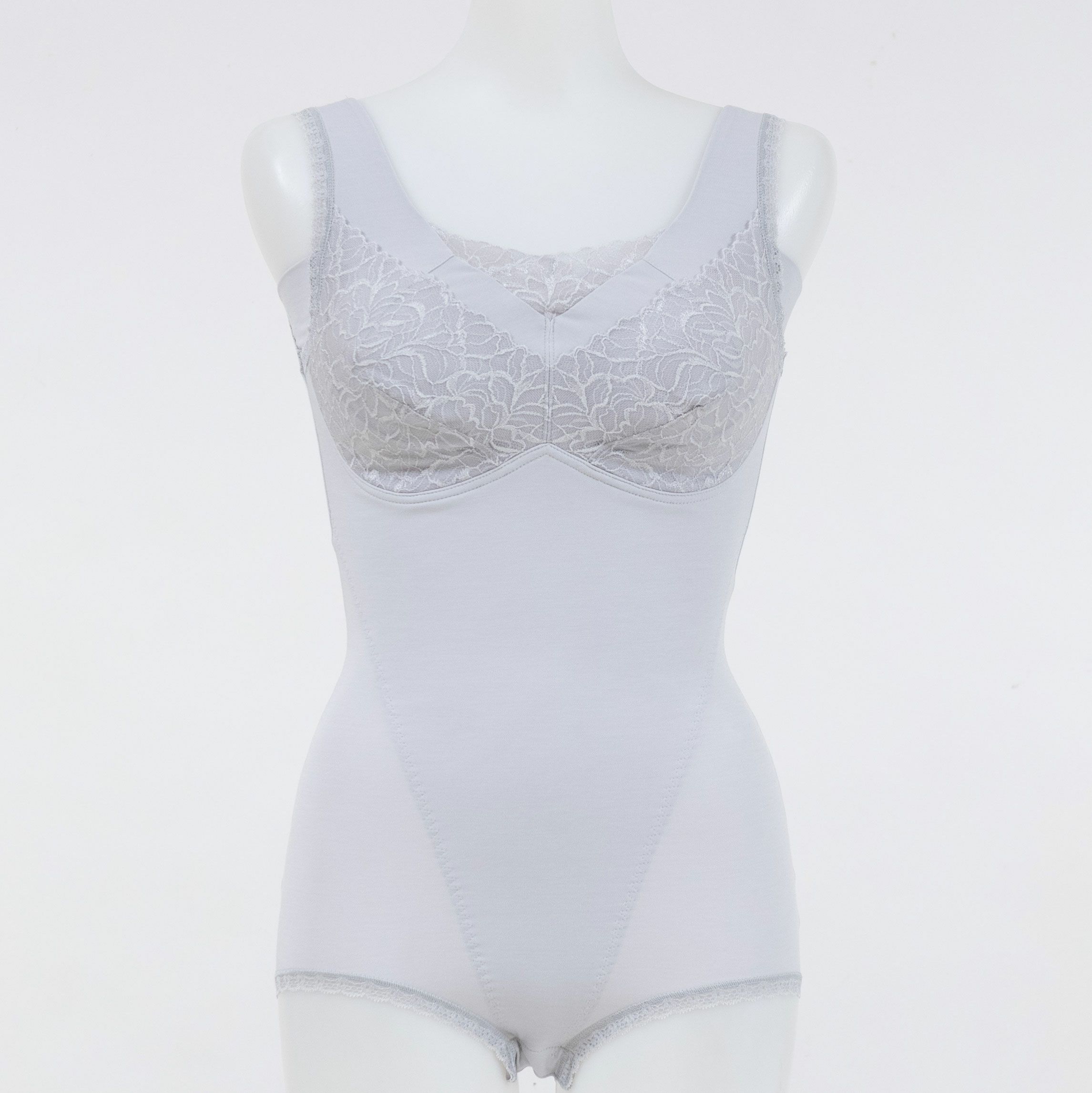 YTN30　ボディスーツ　ライトグレー