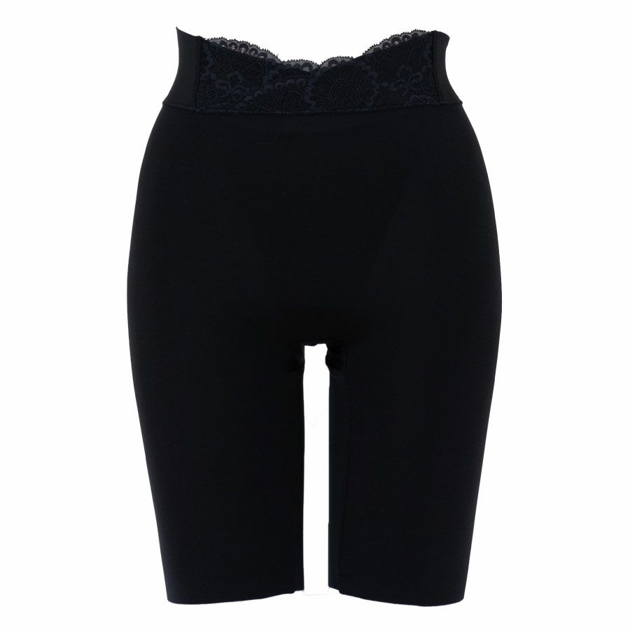 YTJ21　モアブルームロングガードルブラック