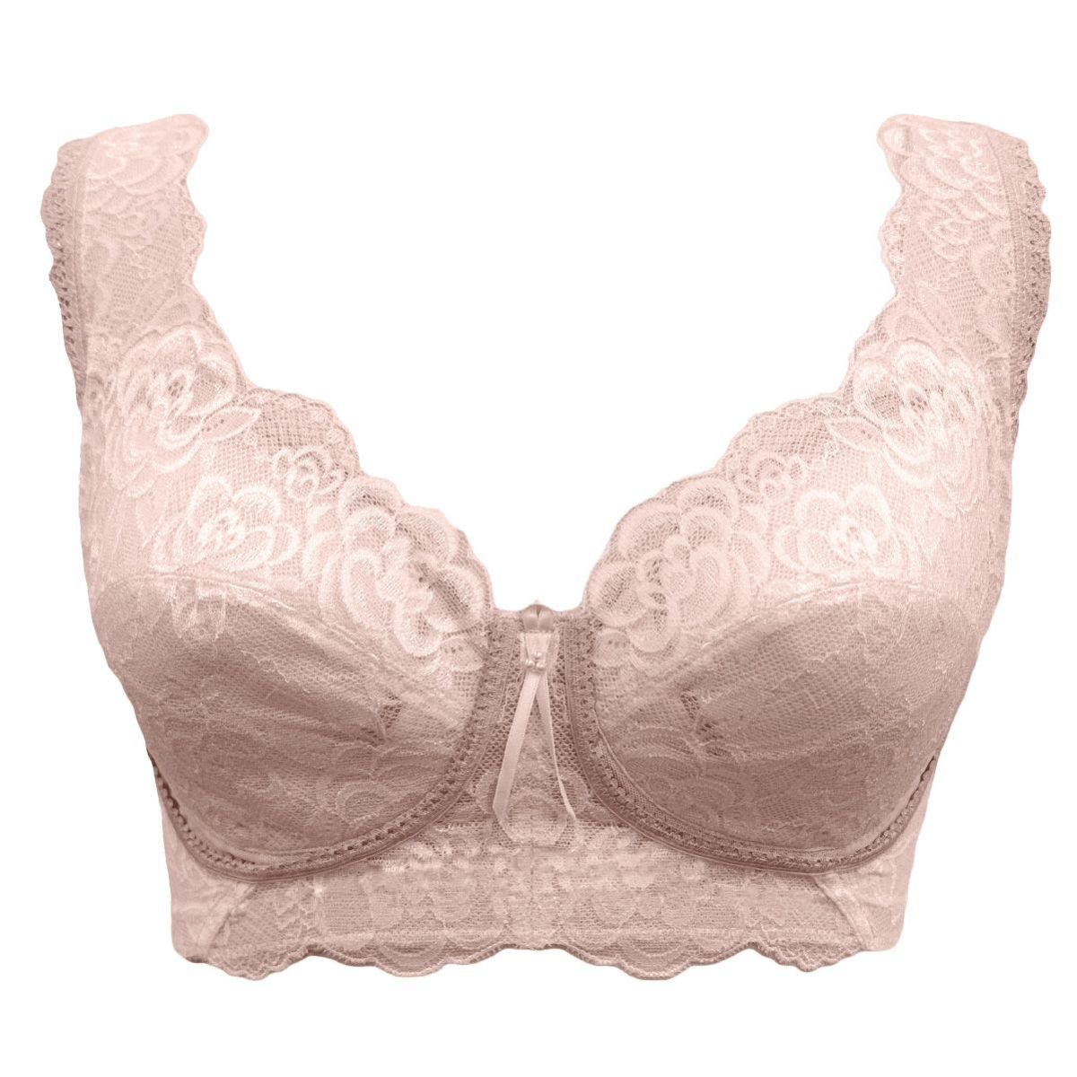 ブルーメリアノンワイヤーブラ　ダスティピンク