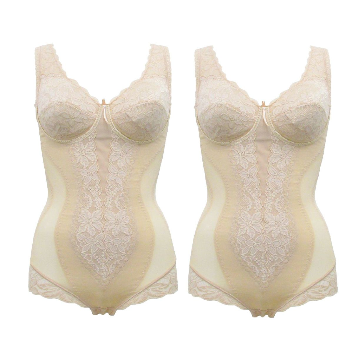 ２枚の組み合わせパターン１　ベージュ×ベージュ