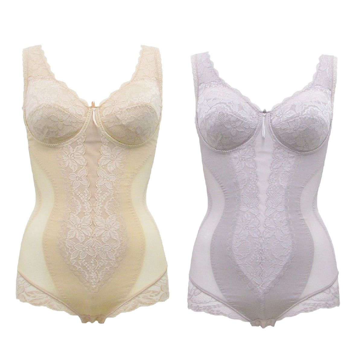 ２枚の組み合わせパターン２　ベージュ×グレージュ