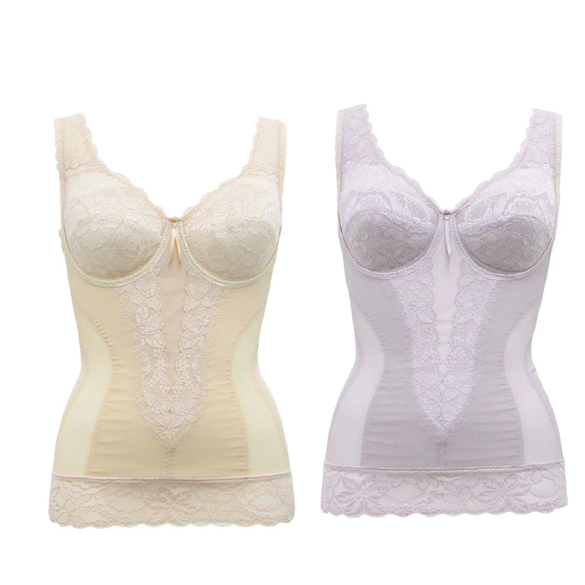 ２枚の組み合わせパターン２　ベージュ×グレージュ